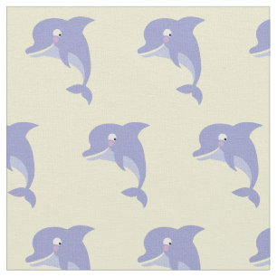Niedliche Delphine Kinder Cartoon Stoff