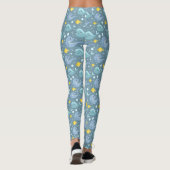 Niedliche Delphine Leggings (Rückseite)