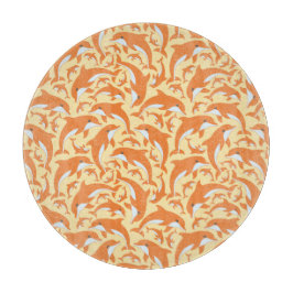 Niedliche Delphine Schneidebrett