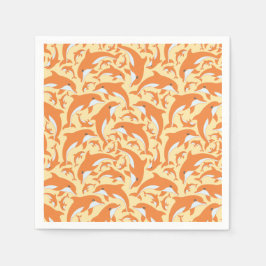 Niedliche Delphine Serviette