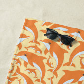 Niedliche Delphine Strandtuch (Beispiel)