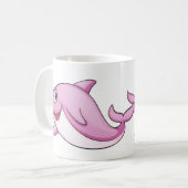 Niedliche Delphine-Tasse Kaffeetasse (Vorderseite Links)