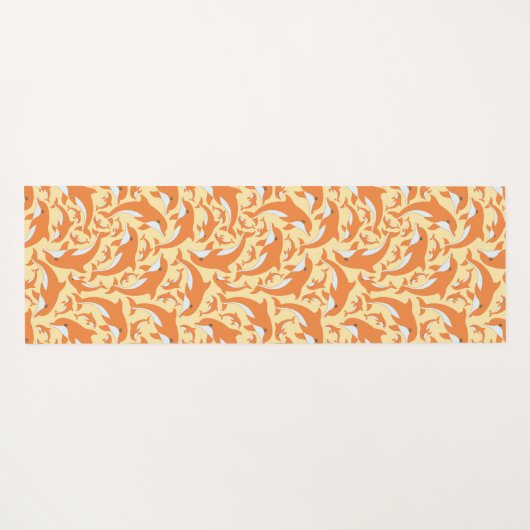 Niedliche Delphine Yogamatte (Rückseite (Horizontal))