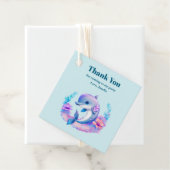 Niedliche Delphinkreatur Vielen Dank Geschenkanhänger (Beispiel)