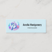 Niedliche Delphinmeerkreatur Mini Visitenkarte (Vorderseite)