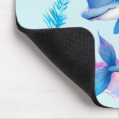 Niedliche Delphinmeerkreatur Mousepad (Ecke)