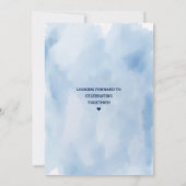 Niedliche Denim Boots- oder Bows-Gender-Einladung Einladung (Rückseite)