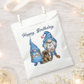 Niedliche Denim-Gnome Geschenktütchen (Ausgeschnitten)