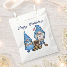 Niedliche Denim-Gnome Geschenktütchen