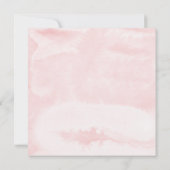 Niedliche der Mama-n Laub-Mädchen-Dusche Baby-des Einladung (Rückseite)