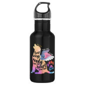 Niedliche Design-Liebe für Dog Pet Memorial Waterc Edelstahlflasche (Vorderseite)
