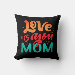 Niedliche Design Text-Liebe Mama für Mütter Kissen