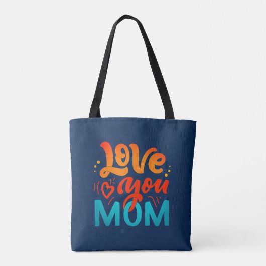 Niedliche Design Text-Liebe Mama für Mütter Tasche (Rückseite)