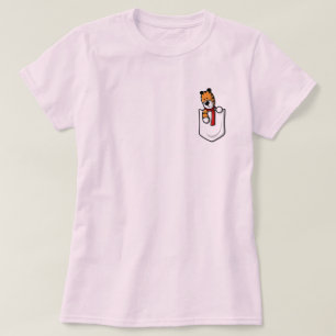 niedliche Designtasche pinkfarben T-Shirt