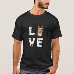Niedliche Deutsche Schäferhund Welpe Liebe T-Shirt
