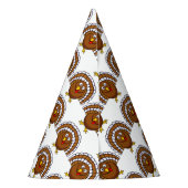 Niedliche die Erntedank-Türkei-Party-Hüte Partyhütchen (Rückseite)