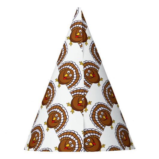Niedliche die Erntedank-Türkei-Party-Hüte Partyhütchen (Rückseite)