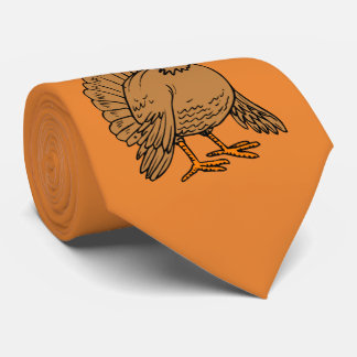 Niedliche die Erntedank-Türkei-Pilger-Orange Krawatte
