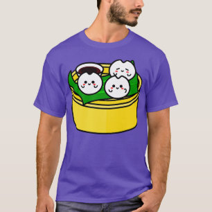 Niedliche Dim Sum Illustration T-Shirt