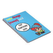 Niedliche Dinge, die mein Kind sagte Notebook Notizblock (Rechte Seite)