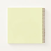 Niedliche Dinge, die mein Kind sagte Personalisier Notizblock (Rückseite)