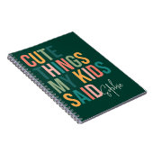 Niedliche Dinge, die meine Kinder sagten - ein unv Notizblock (Rechte Seite)