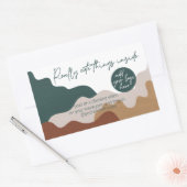 Niedliche Dinge in Business Packaging Rechteckiger Aufkleber (Umschlag)