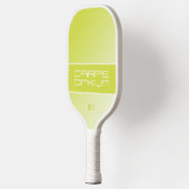 Niedliche Dink Pub Initials Ombre Green Yellow Spo Pickleball Schläger (Links)