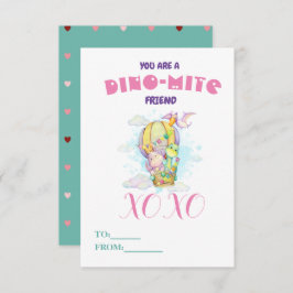 Niedliche Dino-mite Dinosaurier Friend Valentine's