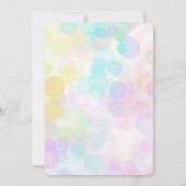 Niedliche DIno Wildblume Dinosaurier 1. Geburtstag Save The Date (Rückseite)