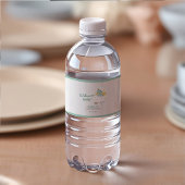 Niedliche Dinosaur Baby Begrüßungsstreifen Wasserflaschenetikett