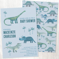 Niedliche Dinosaur Babydusche