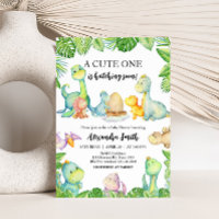 Niedliche Dinosaur Babydusche