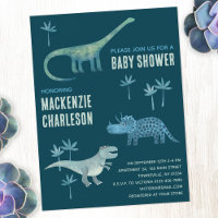 Niedliche Dinosaur Babydusche