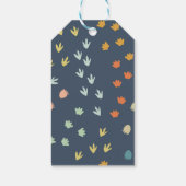 Niedliche Dinosaur Geburtstagsparty Feigwarts Tags Geschenkanhänger (Rückseite)