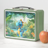 Niedliche Dinosaur-Metal-Lunch Box Metall Brotdose (Beispiel)