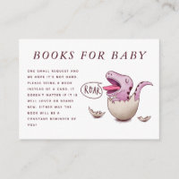 Niedliche Dinosaur Thema Kinderdusche Buchanfrage