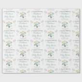 Niedliche Dinosaur Watercolor Kinderdusche Persona Geschenkpapier (Flach)