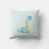 Niedliche Dinosaurier Baby Boys Birth Stats Pillow Kissen (Rückseite)