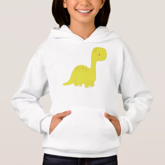Niedliche Dinosaurier, Baby Dinosaur, Dino, Bronto Hoodie (Vorderseite)