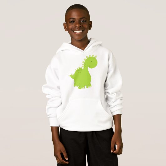 Niedliche Dinosaurier, Baby Dinosaur, Dino, Stegos Hoodie (Vorne ganz)