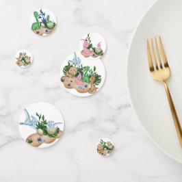 Niedliche Dinosaurier Baby Geburtstagsparty Dekora Konfetti