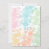 Niedliche Dinosaurier Babydusche Bingo (Rückseite)