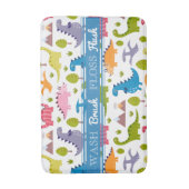 Niedliche Dinosaurier-Bad-Matte Badematte (Vorderseite Vertikal)