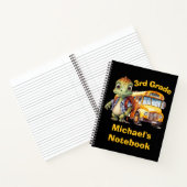 Niedliche Dinosaurier Boy's Notizblock (Innenseite)