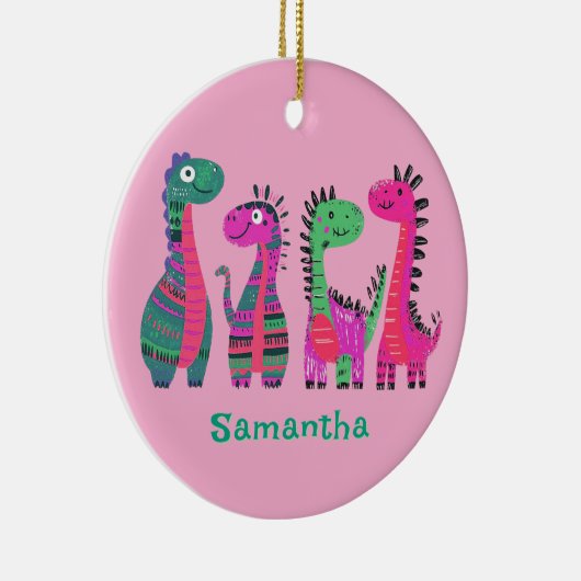 Niedliche Dinosaurier Design Ornament (Rechts)