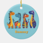 Niedliche Dinosaurier Design Ornament (Hinten)