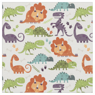 Niedliche Dinosaurier Dino Boys Kid Pattern Stoff
