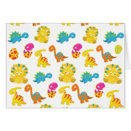 Niedliche Dinosaurier, Dinosaurier-Muster, Baby-Di