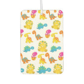 Niedliche Dinosaurier, Dinosaurier-Muster, Baby-Di Autolufterfrischer (Vorderseite)